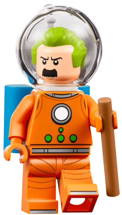 Minifig LEGO Dupond en combinaison spatiale