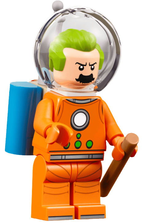 Minifig LEGO Dupont du set Fusée Tintin 21367